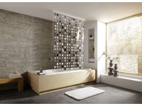 Kleine Wolke Roleta pro prázdnou kazetu sprchové rolety šedá 128 cm x 240 cm