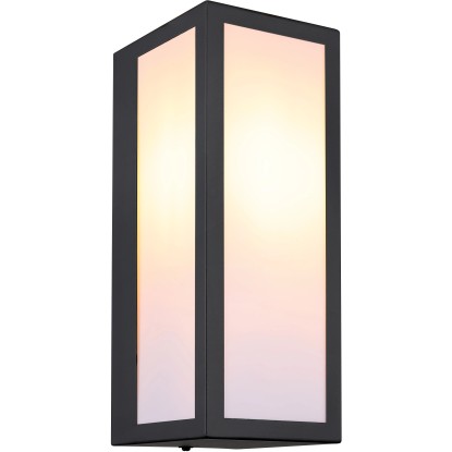 GLOBO Venkovní svítidlo GUNDULA opálová E27 60 W 120 x 320 x 140 mm