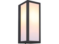 GLOBO Venkovní svítidlo GUNDULA opálová E27 60 W 120 x 320 x 140 mm