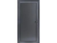 Plastové vedlejší vchodové dveře 4-komorové antracitové/bílé, 980 x 1980 mm, P Plastové vedlejší vchodové dveře 4-komorové antracitové/bílé, 980 x 1980 mm, P