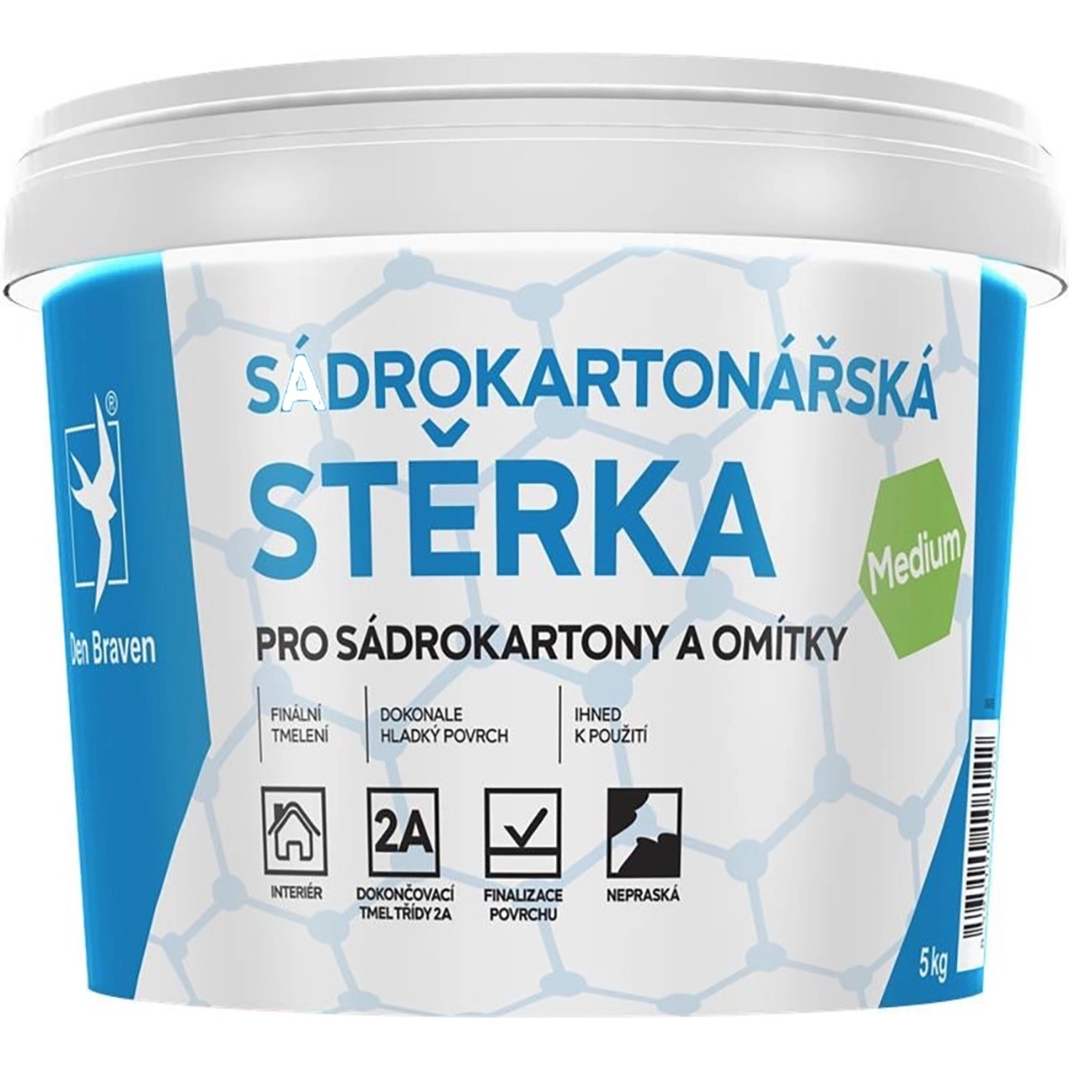 Den Braven Sádrokartonářská stěrka, 5 kg