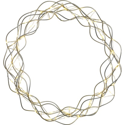 Kruhové LED světlo 100 teplých bílých LED