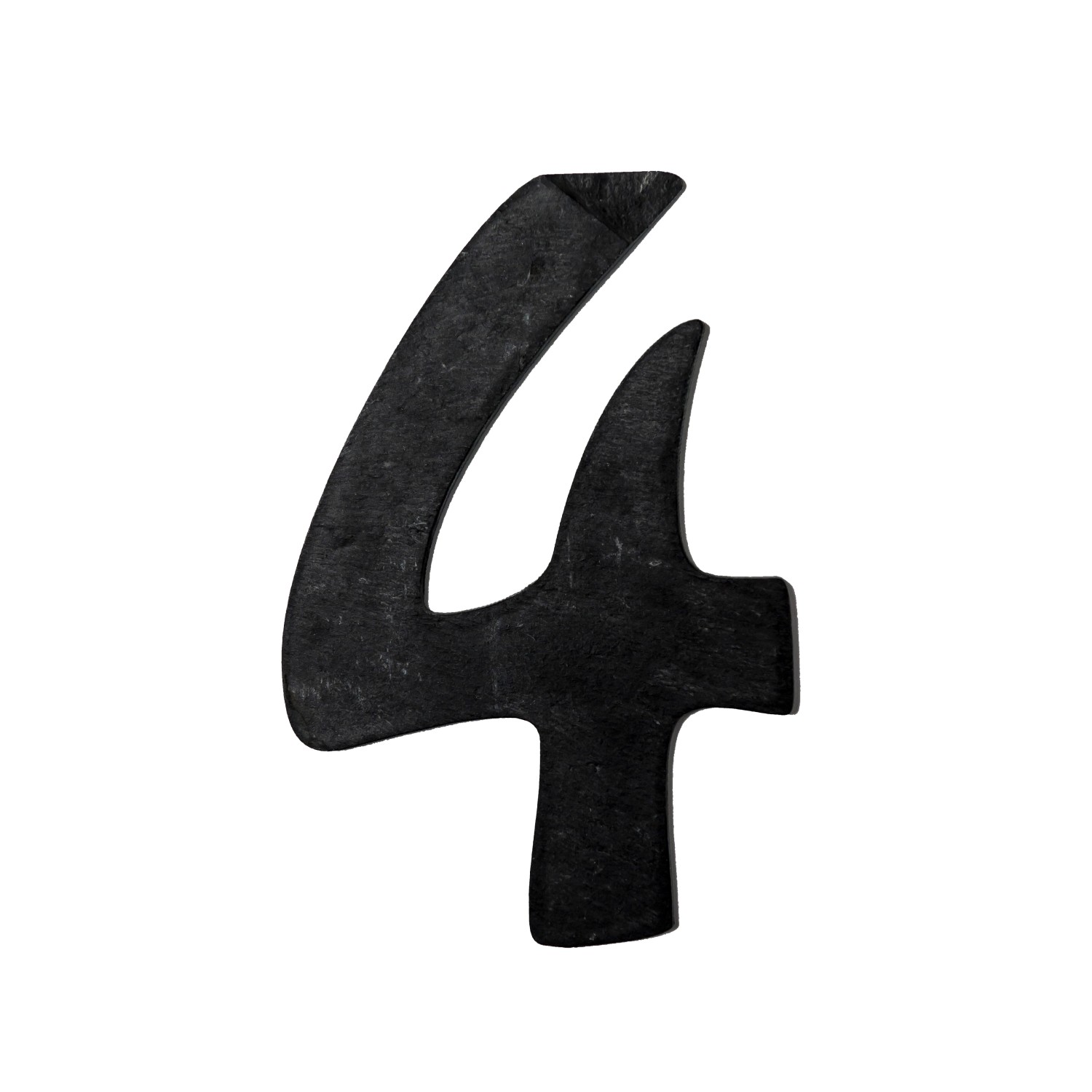 Číslice břidlicová 4, 12 cm x 8,5 cm