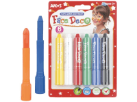 Amos Barvy na obličej, sada 6 odstínů, 4,7 g