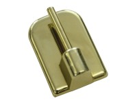 Gardinia Nalepovací háček pro vitrážní tyč zlatý, 4 ks, v. 11 mm