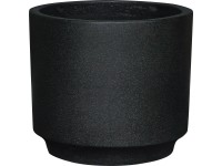 Květináč terrazzo, černý, pr. 27 x 25 cm