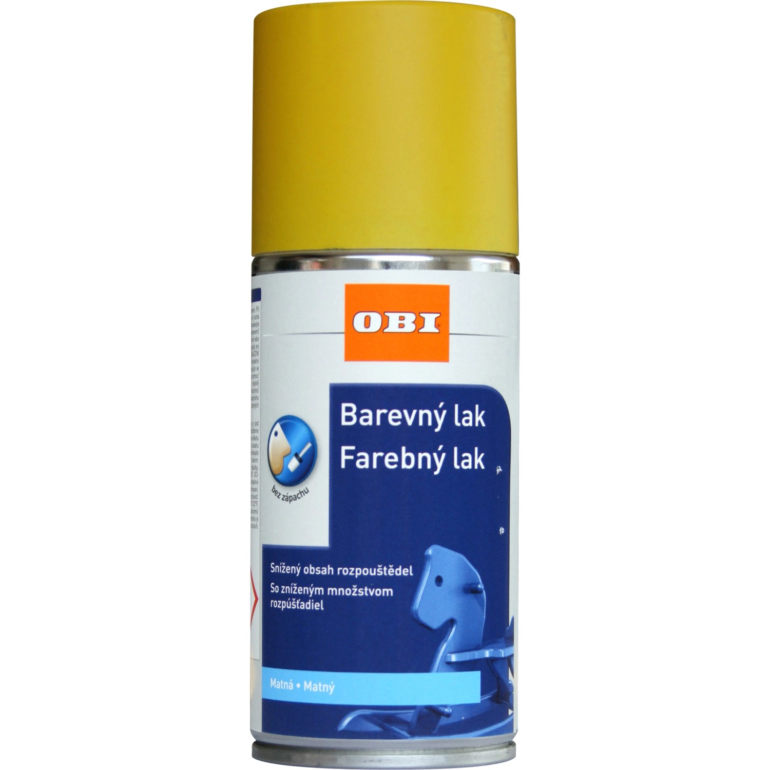 OBI Lak ve spreji matný RAL 1021 žlutá hořčičná 150 ml