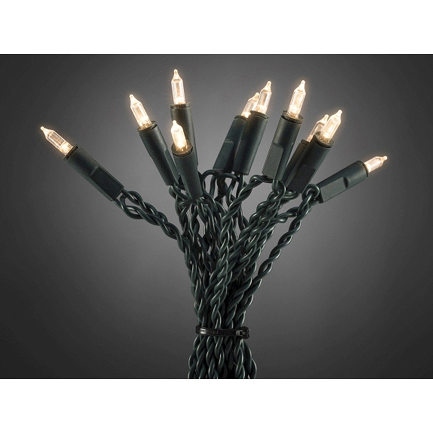 Konstsmide LED mini světelný řetěz One String 100 světel teple bílá barva