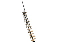 Minka STAIRS modulové schodiště Vienna buk/černá, 293,8 cm