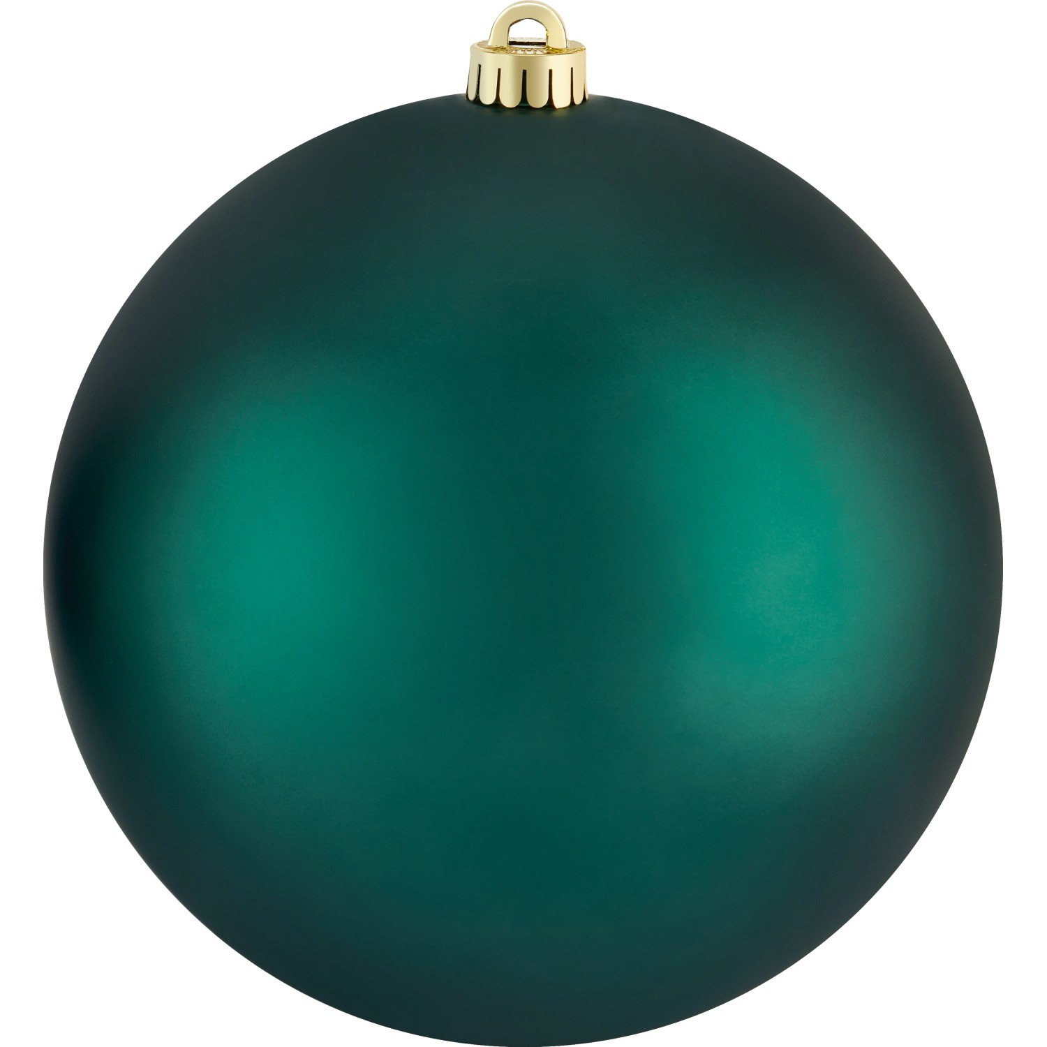 OBI Vánoční ozdoba plastová koule XXL matná zelená pr. 20 cm, 1 ks