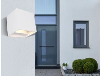 GLOBO LED venkovní svítidlo VERONIKA bílá 3W, 290lm, 3000 K, 100 x 100 x 100 mm