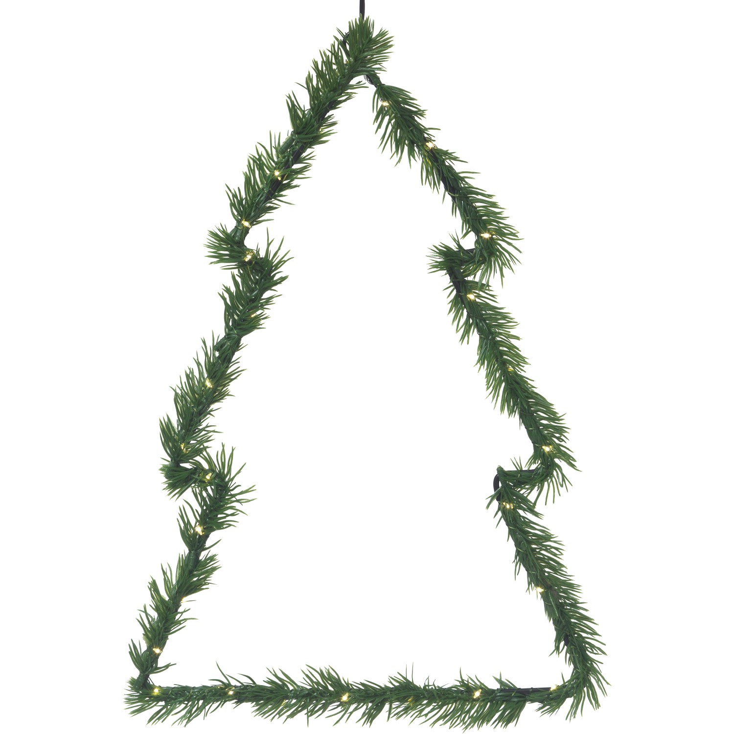 LED vánoční stromeček 30 mini LED teplá bílá, IP20, 25 x 36 x 2,5 cm