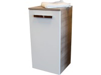 Fackelmann Spodní skříňka A-Vero 2 police dub - bílá