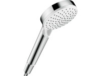 Hansgrohe Ruční sprcha Crometta Vario EcoSmart 6,7 l/min, bílá/chrom, pr. 100 mm