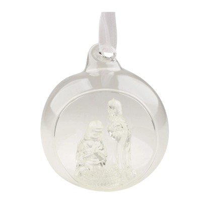 Betlém skleněný 8 cm