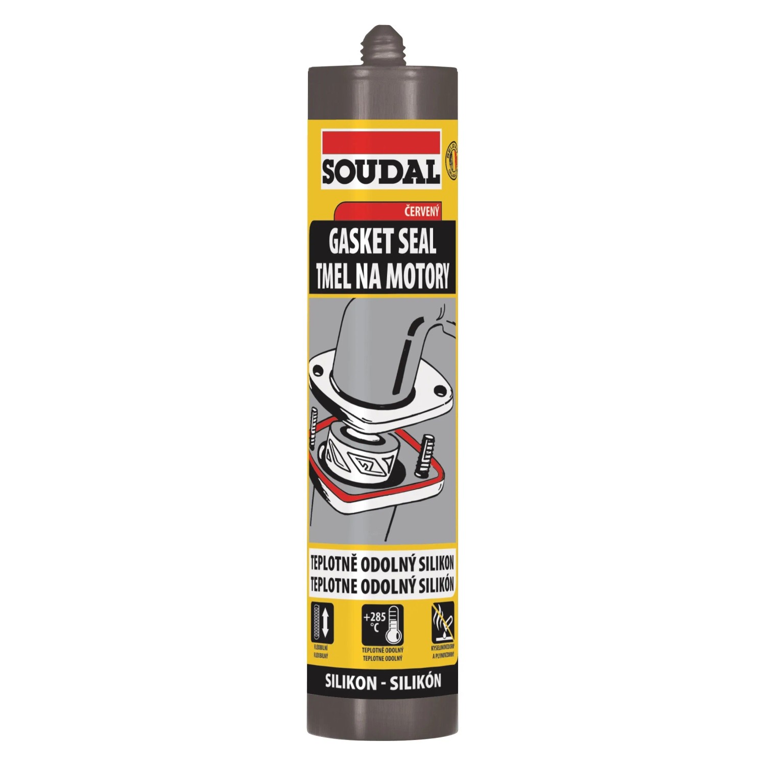 Levně SOUDAL Tmel na motory GASKET SEAL 310 ml