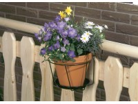 OBI Držák květináče s háky průměr 18 cm antracitový