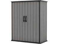 KETER Zahradní skříň Premier Tall, šedá, 140 x 76,9 x 170 cm