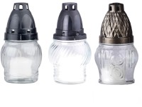 Hřbitovní lampa různé druhy pr. 8 x 14 cm s vkladem 30 g