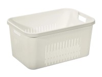 Tontarelli Koš na prádlo Bella, bílý, 48 l