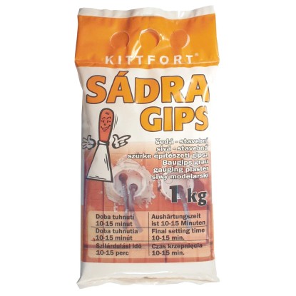 KITTFORT Sádra šedá stavební 1 kg
