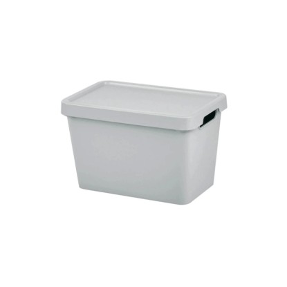 Tontarelli Úložný box s víkem MAYA šedý 6,4 l