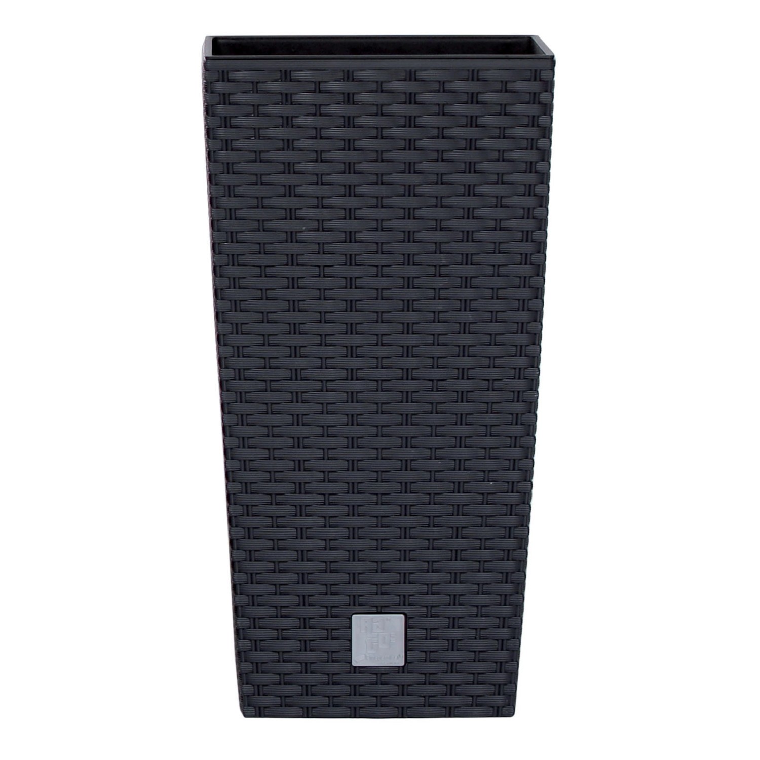 Prosperplast Květináč s vkladem Rato Square 20 cm, antracit