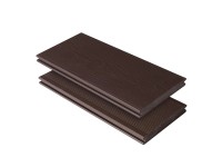 KOVALEX Terasové prkno WPC STRUKTURO vzhl.dřeva, plné čoko.hnědé 20x145x3000mm