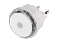 EMOS LED noční světlo P3306 s fotosenzorem do zásuvky, bílá/studená bílá