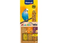 Vitakraft Doplňkové krmivo pro andulky Kräcker Mix, vejce/med/meruňka, 80 g/3 ks