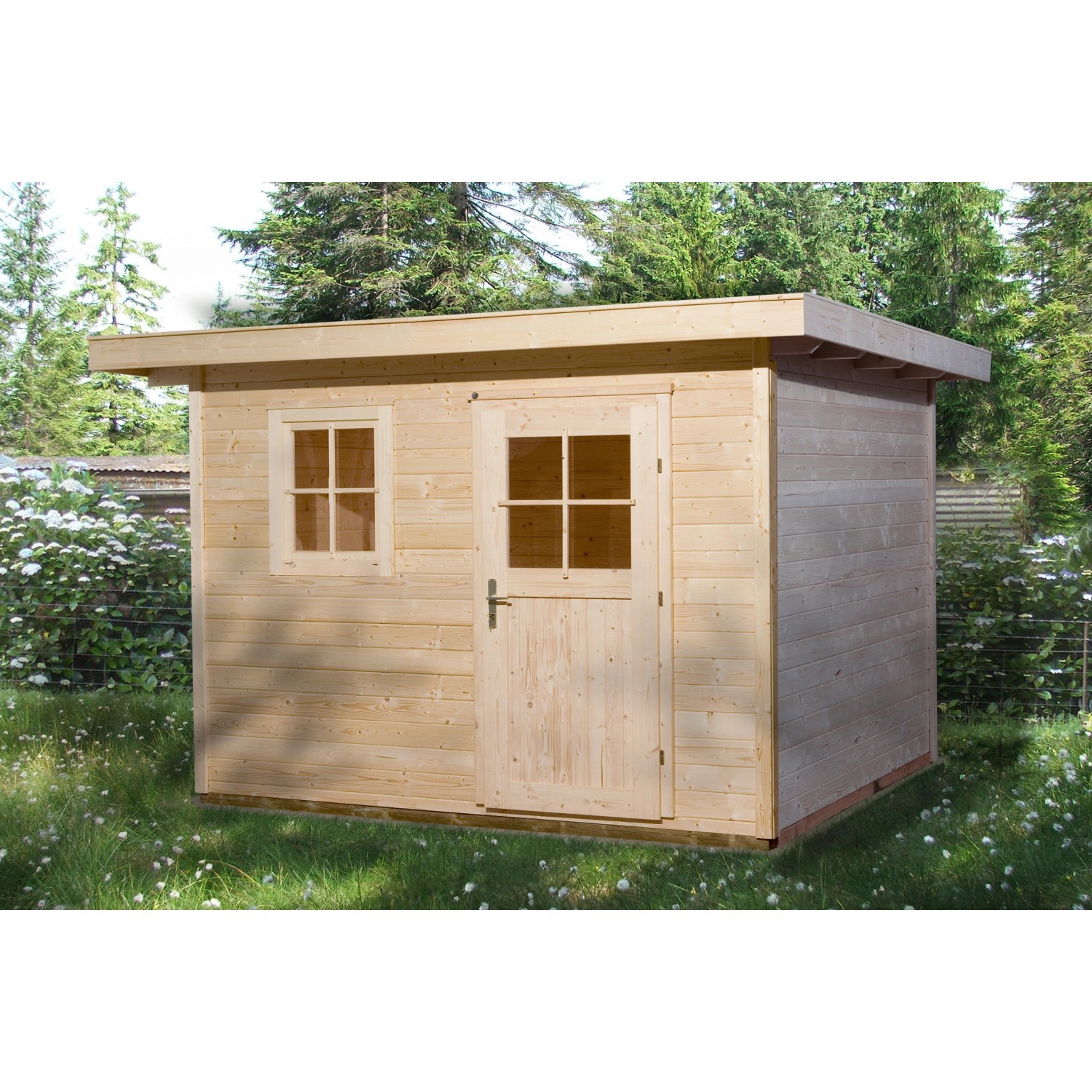 Weka Dřevěný zahradní domek 170 vel. 3, přírodní, 295 x 300 cm