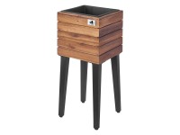 Gartenfreude Květináč Antigua, přírodní, 27 x 27 x 63 cm