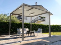 Ximax Hliníková pergola Verona, holubí šedá, 250 x 300 x 300 cm Ximax Hliníková pergola Verona, holubí šedá, 250 x 300 x 300 cm