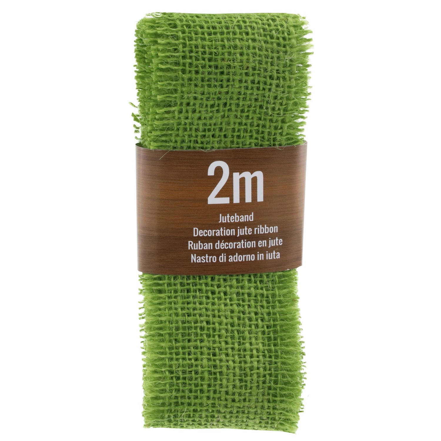 GEROMA Jutová mašle zelená 200 x 6,5 cm