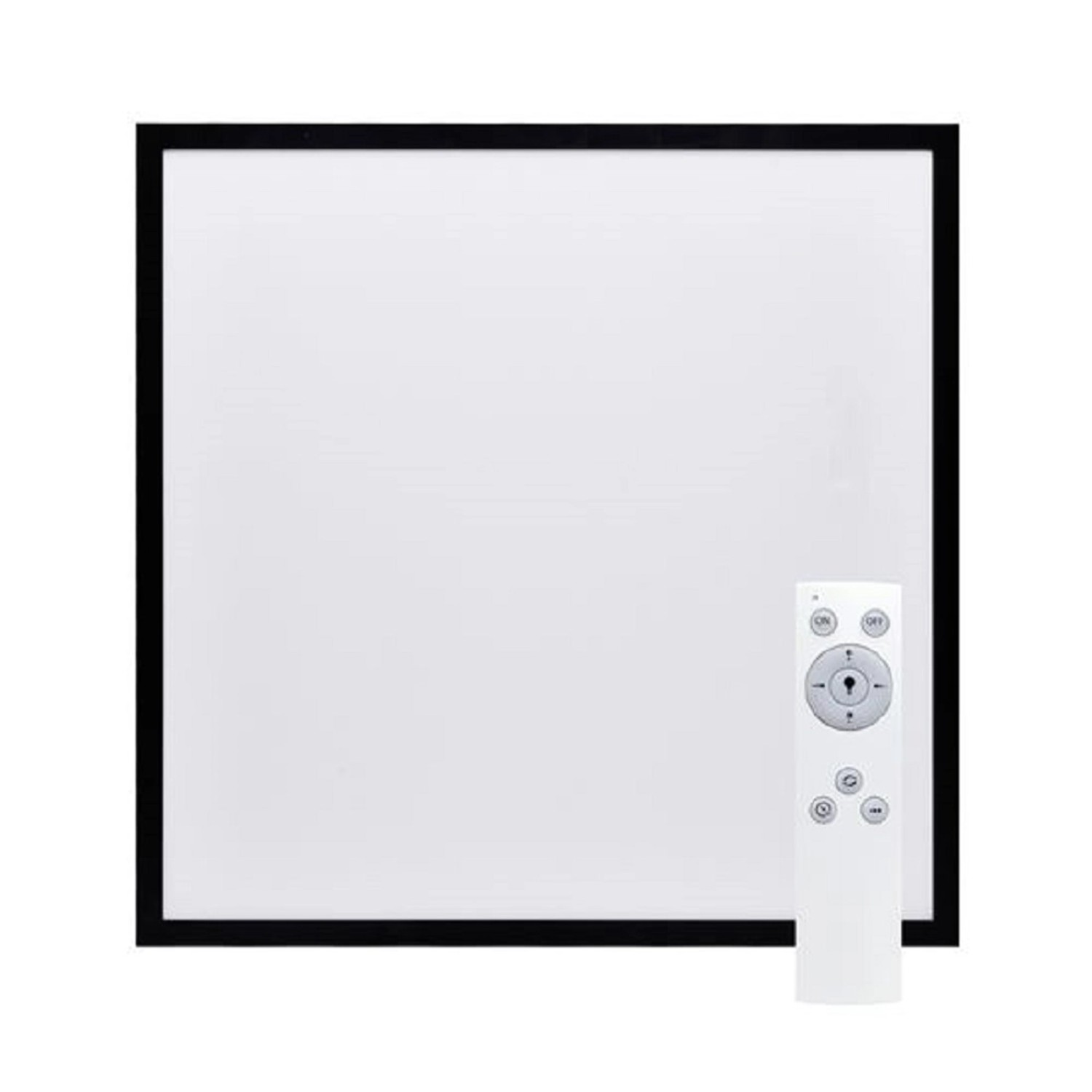 SOLIGHT Přisazené stmívatelné LED svítidlo Wood, 40 W, 3000 lm, 45 x 45 cm