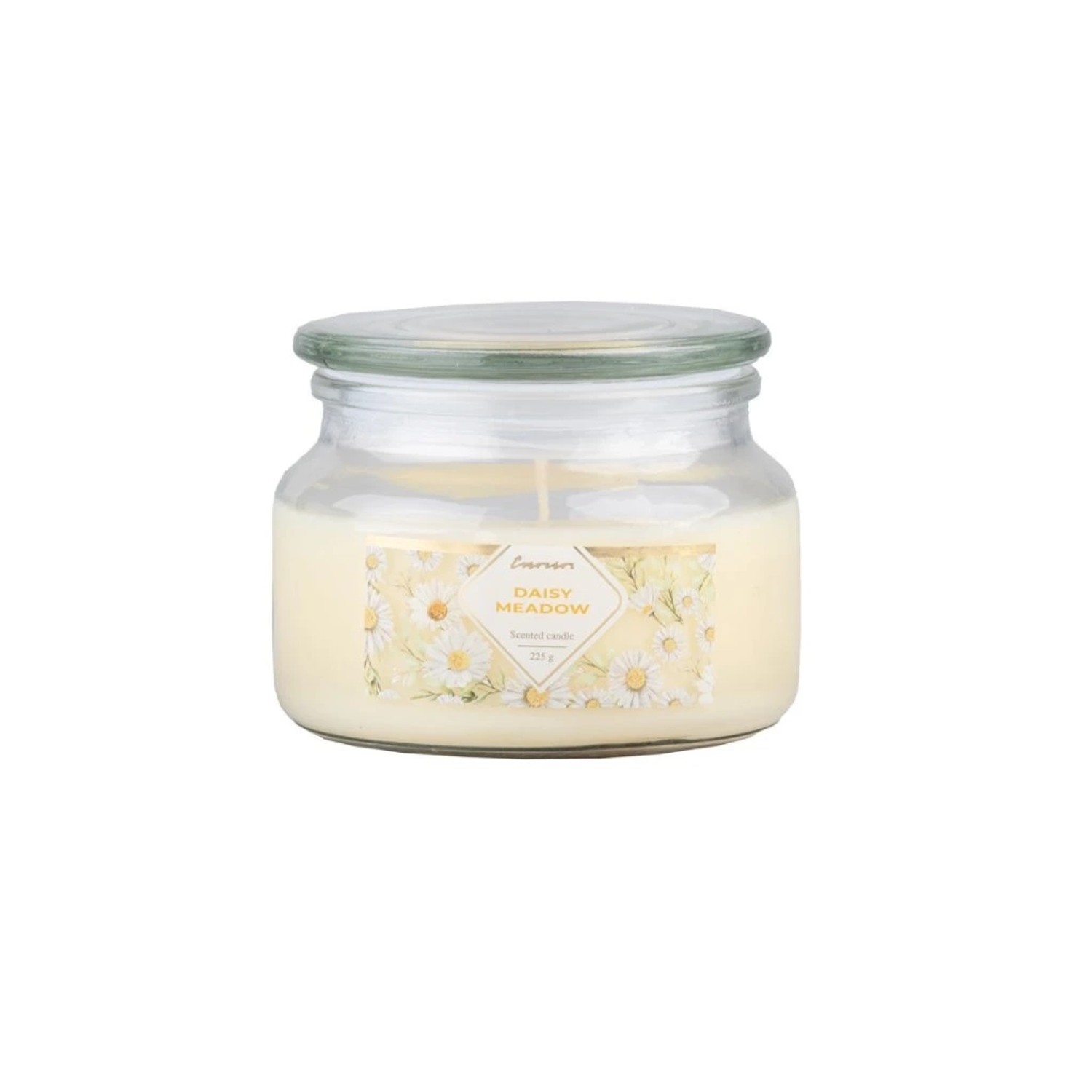 Emocio Vonná svíčka ve skle s víčkem Daisy Meadow 100 x 79 mm, 225 g