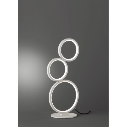 Trio Leuchten Stolní LED lampa Rondo bílá matná