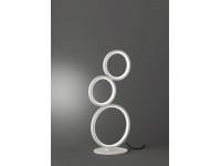 Trio Leuchten Stolní LED lampa Rondo bílá matná