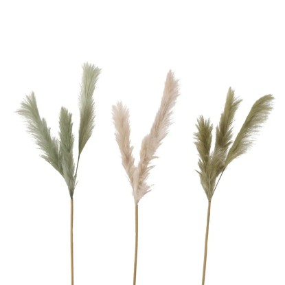 Boltze Home Dekorativní větvička Pampasgras, 3 barvy, 110 cm