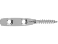 LUX-TOOLS Šroub s okem a plným závitem pozinkovaná ocel 4 ks, 4,4 x 70 mm