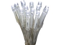 LED světelný řetěz 20 LED studené bílé barvy 162 cm čirý