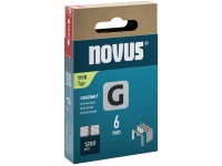 Novus Sponky z plochého drátu G 11, délka 6 mm, 1200 ks
