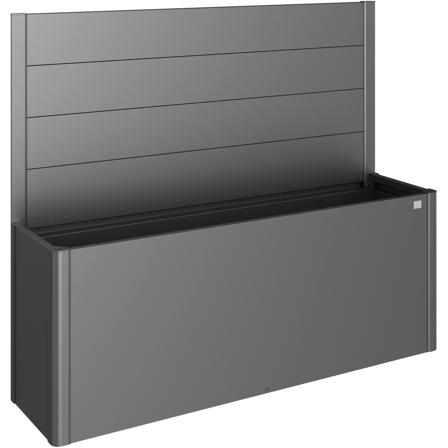 Biohort Zástěna pro záhony vyvýš./Belvedere bez skla pro str. 2 m tm.šedá