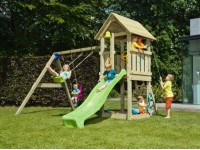 Maone Dřevěné dětské hřiště ALBERT 2, s houpačkami, bez klouzačky, 105 x 105 cm