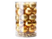 OBI Sada vánočních ozdob zlatá, 50 ks