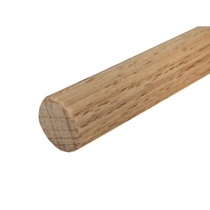 Döllken Profiles Drážkovaná kulatina DR05 přírodní buk pr. 12 x 1000 mm