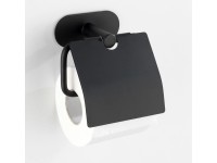 Wenko Turbo-Loc Nerezový držák toalet. papíru Orea Black Matt 14 x 12,5 x 7 cm