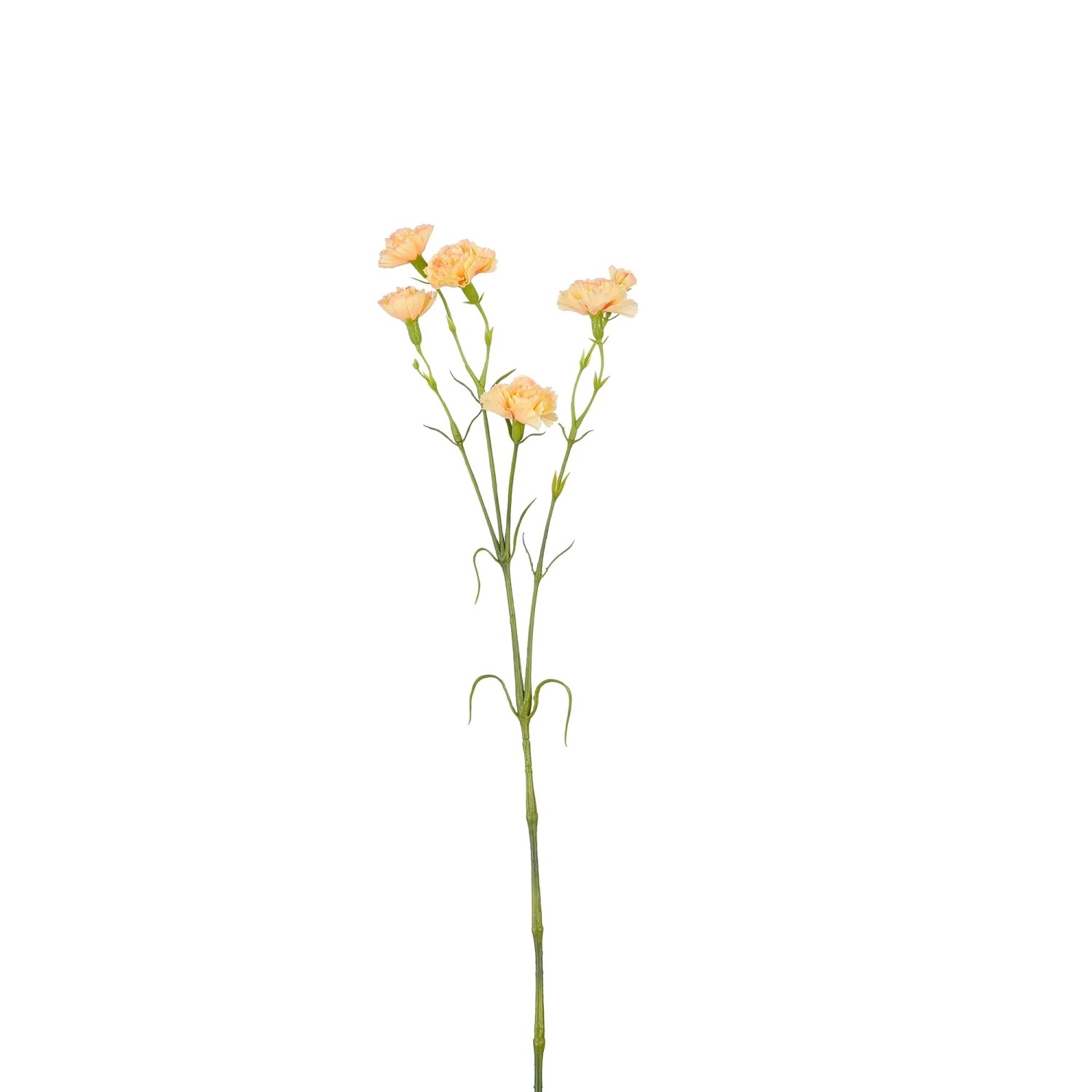 MICA Umělá rostlina karafiát broskvový 66 cm