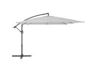OBI Závěsný slunečník Alvarado stříbrnošedý 300 x 300 cm