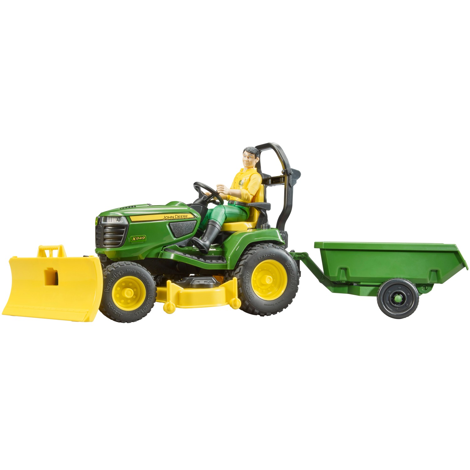 Bruder Zahradn Traktor John Deere X S P V Sem A Zahradn Kem